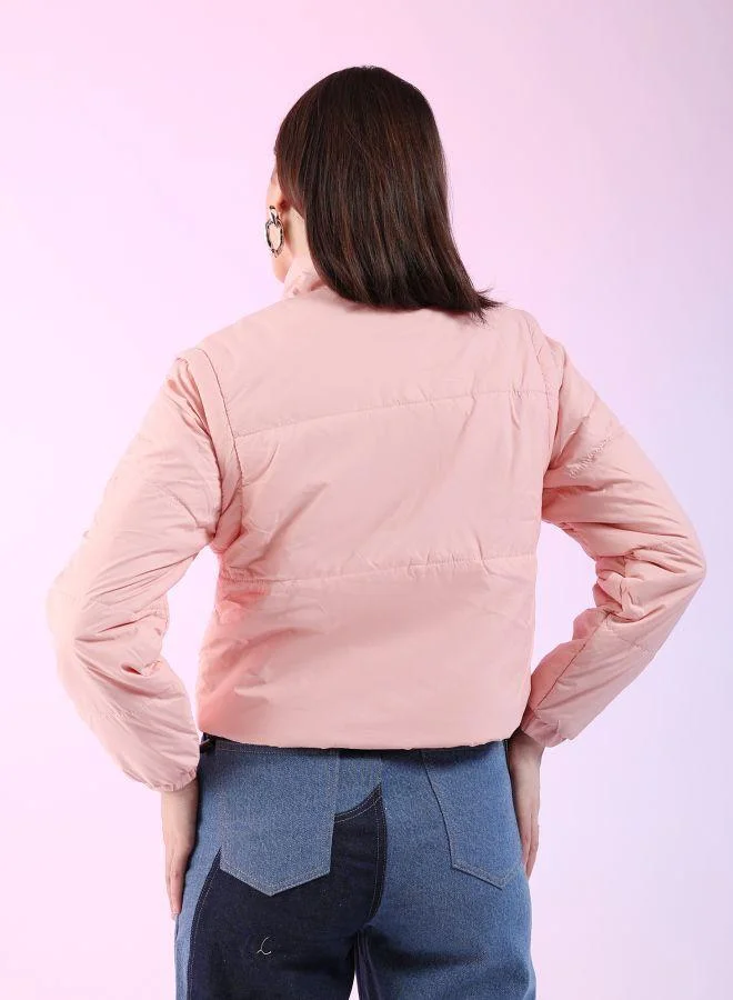 مرفوعة Women Regular Fit Solid Puffer Jacket