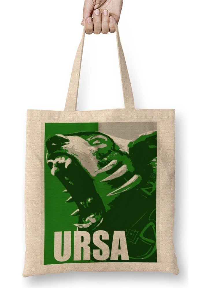 Baskı Dükkanı Print Shop Dota 2 Ursa Tote Bag Long Handle 