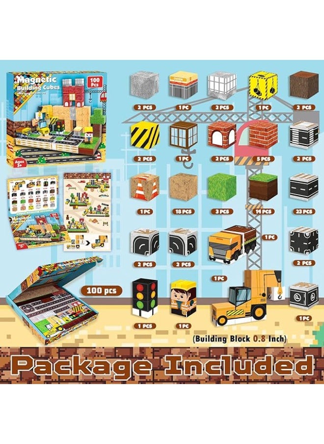 General Magnetic Building Magnetic Building Magnetic Block Building Blocks Montessori Children's Educational Toys Assembling Game Gifts for Family and Friends  - Image 4