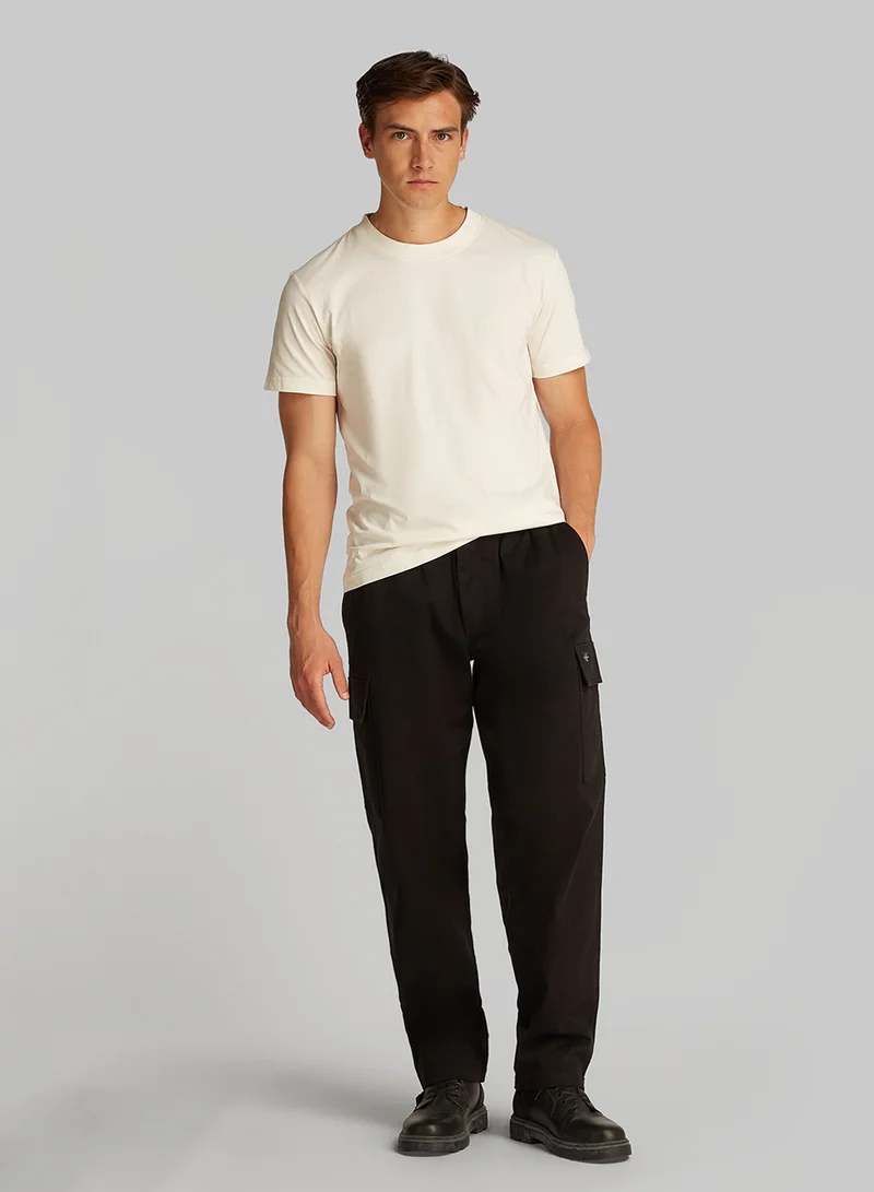 كالفن كلاين جينز Logo Print Crew Neck T-Shirt