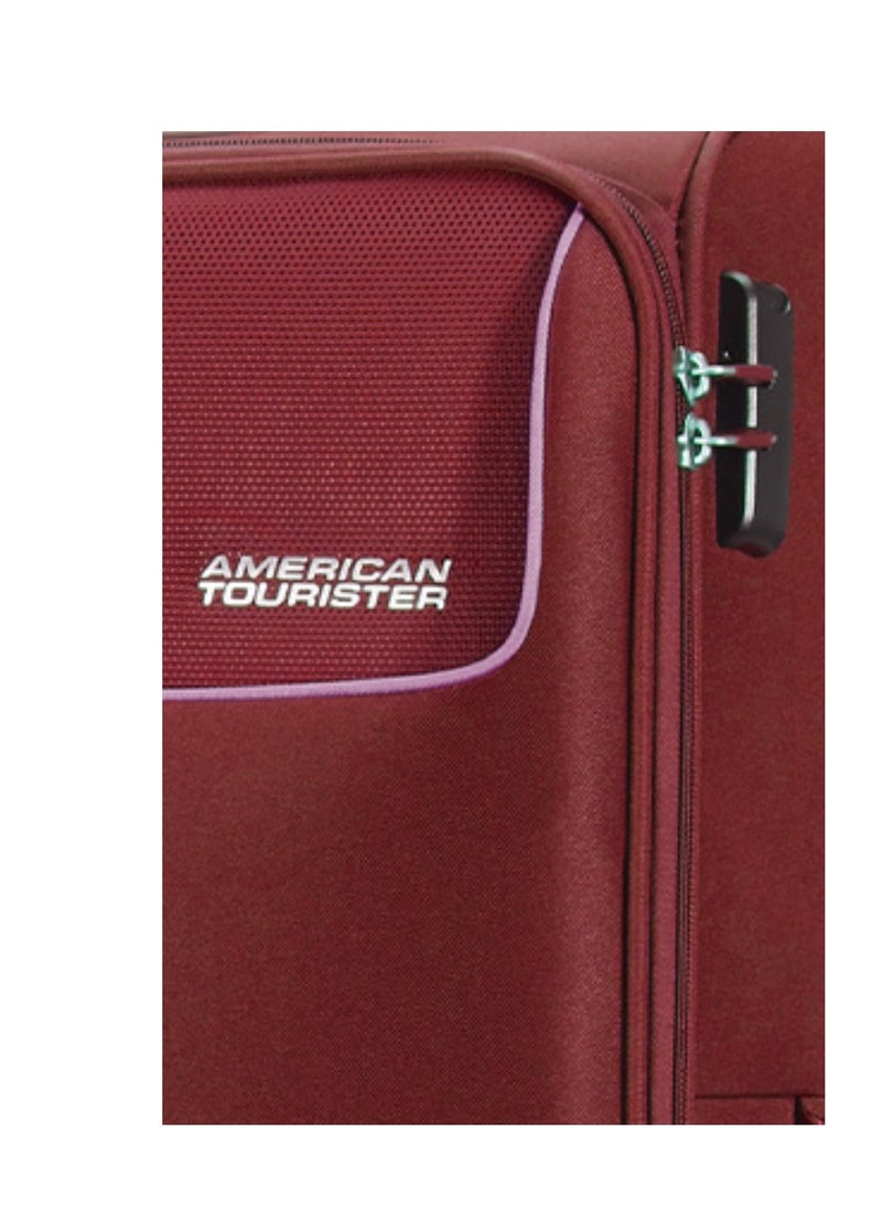 AMERICAN TOURISTER JAMAICA Soft Spinner 3 pcs set (58+69+80) TSA MAROON  - Image 4