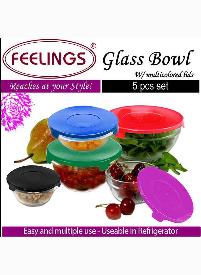 Feelings طقم زجاجي مكون من 5 قطع  - Image 4