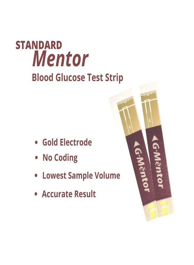 STANDARD Mentor Blood Glucose Test Strips (Pack of 150) - Glucometer Strips - Image 3