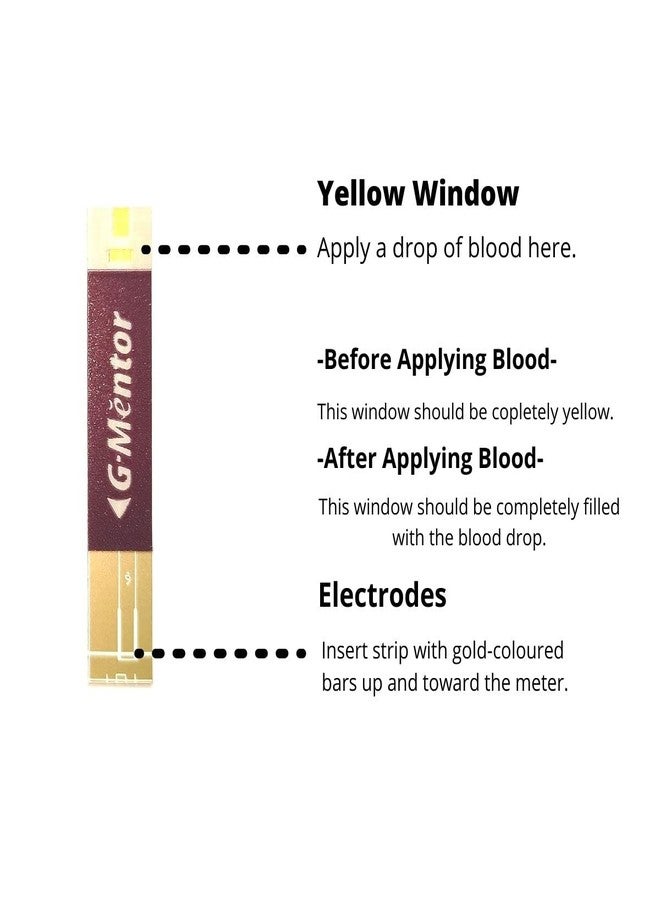 STANDARD Mentor Blood Glucose Test Strips (Pack of 150) - Glucometer Strips - Image 2