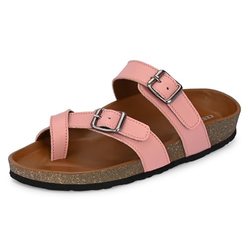 Centrino Women’s Berkin-Style Slip-On Sandals | Open Toe Design | Soft PU Footbed | Lightweight & Comfortable | Arch Support | On-Grip Sole | Casual Outdoor Wear (7693) - Image 1