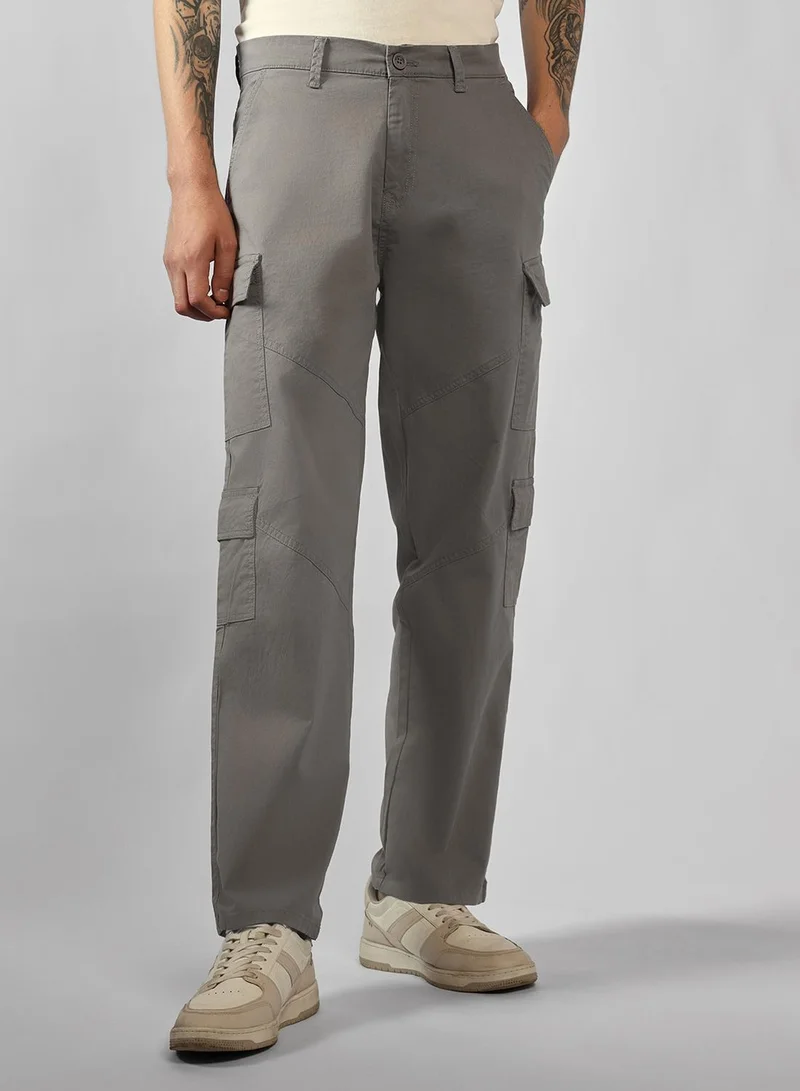 Dennis Lingo Light Grey Pants For Men