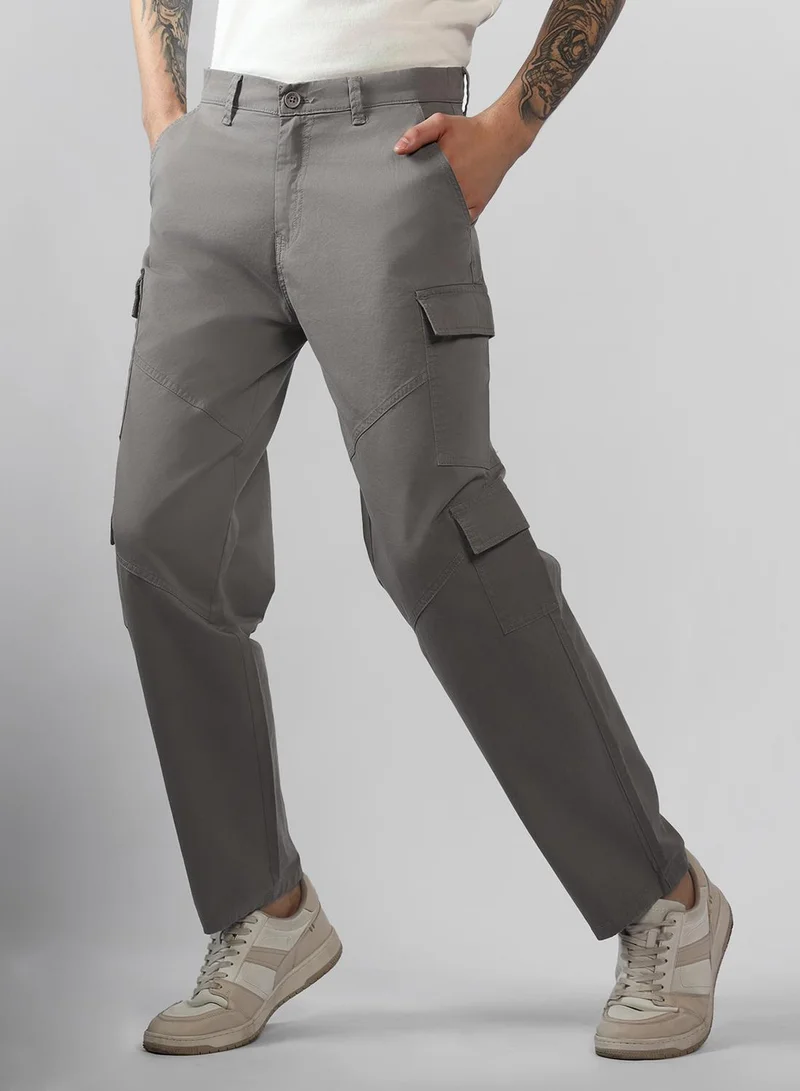 Dennis Lingo Light Grey Pants For Men