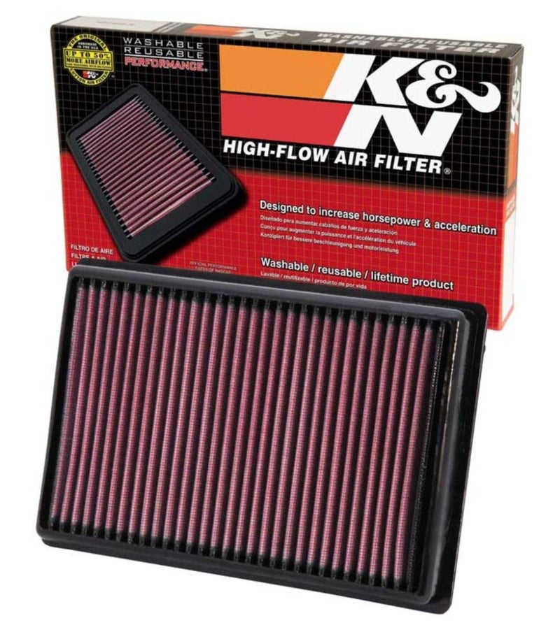 K&N High-Flow Original Lifetime Engine Air Filter: Increase Power & Towing, Washable, Replacement Air Filter: Compatible with 2009-2020 BMW: HP4 & Select Models, BM-1010 - Image 1