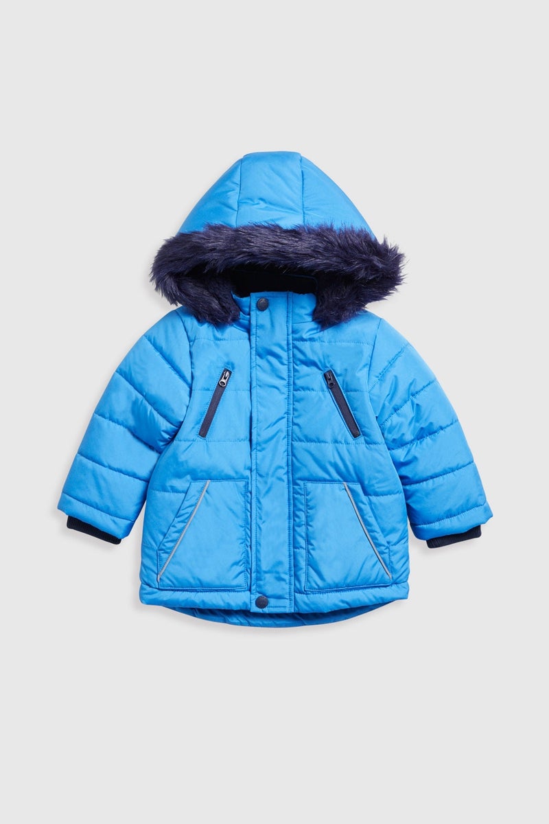mothercare Blue Parka Jacket