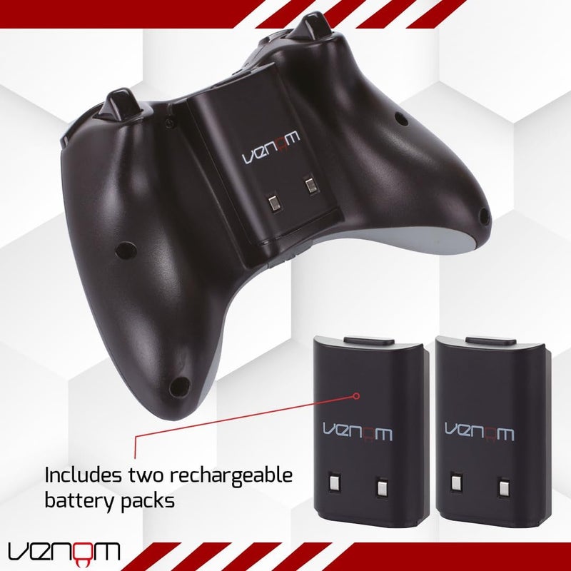 Venom Xbox 360 Twin Docking Station with 2 x Rechargeable Battery Packs (Xbox 360) - Image 3
