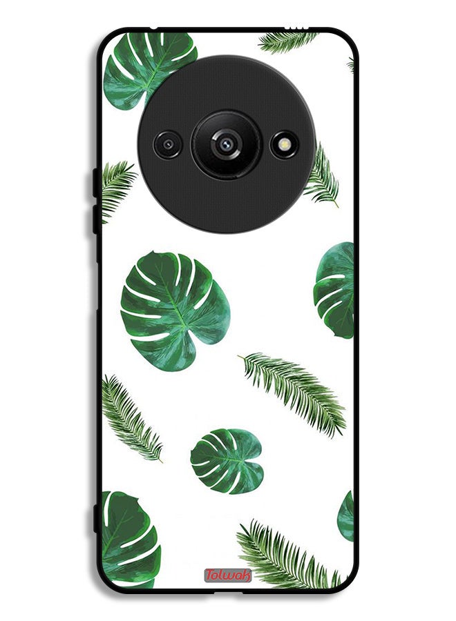 Tolwak غطاء حماية Xiaomi Redmi A3 4G بتصميم ريش فني - Image 1