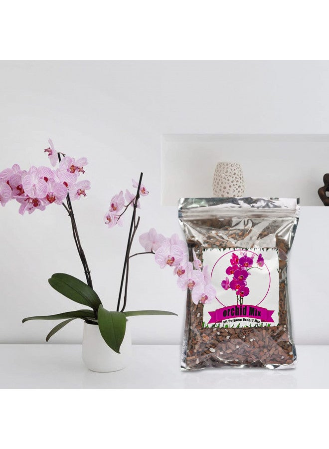Doter Orchid Potting Mix Orchid Bark, Mix Pine Bark and Perlite, Good Drainage and Water Retention (1 Quart) - Image 4