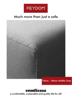 COMFICASA FEYDOM BonBon M: The Multifunctional Modular Sofa - Velare Mid Grey  - Image 2