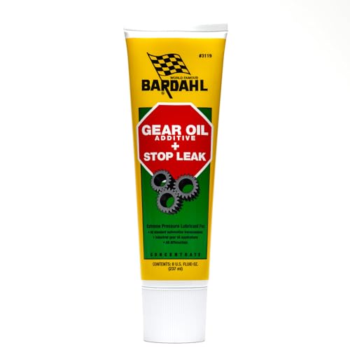 Bardahl 3119 Gear Oil Additive + StopLeak - Extreme Pressure Lubricant Extends Gear Life and Stops Leaks by Conditioning Seals - 8 oz. (Pack of 1) - Image 1