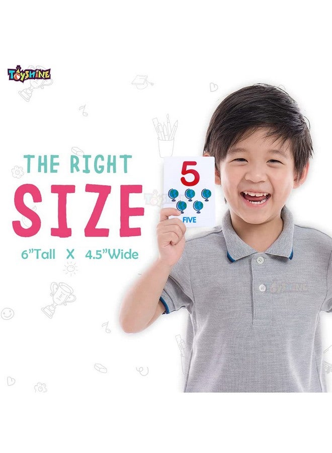 Toyshine Toyshine Wipe and Clean Educational Flash Cards for Kids - Numbers Learning Game for Boys Girls 2 3 4 5 Year Old  - Image 2