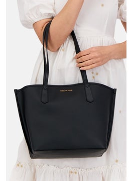 Michael Kors Women Brand Logo Tote Bag 26 H x 40 L x 13 W cm, Black  - Image 2