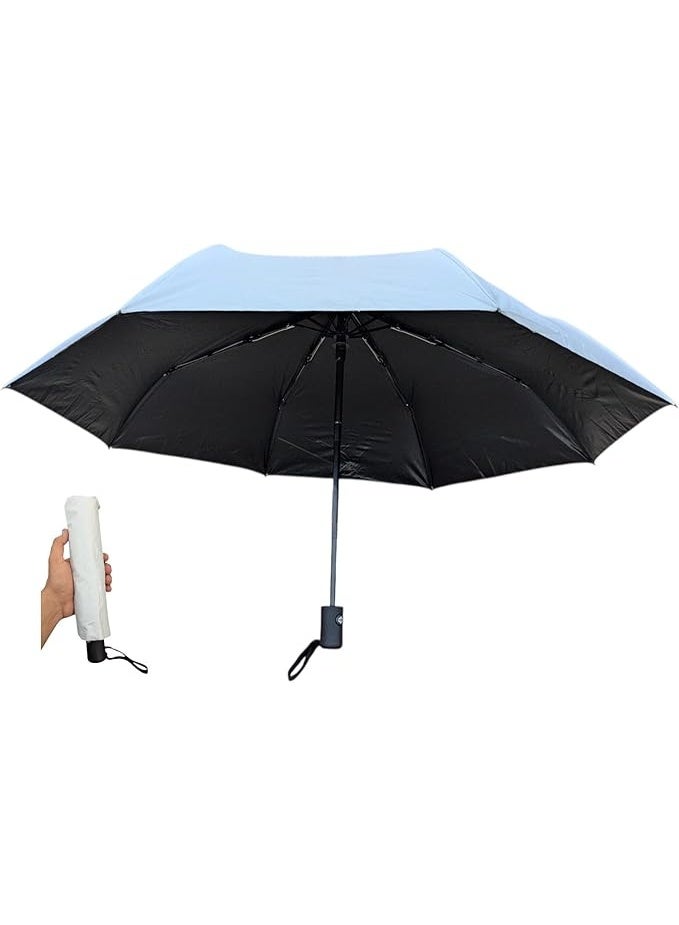 مظلة واقية من الشمس والمطر . قابلة للطي . UV ونظام فتح وغلق تلقائي . لون داخلى اسود لنتيجة عزل افضل - Image 1