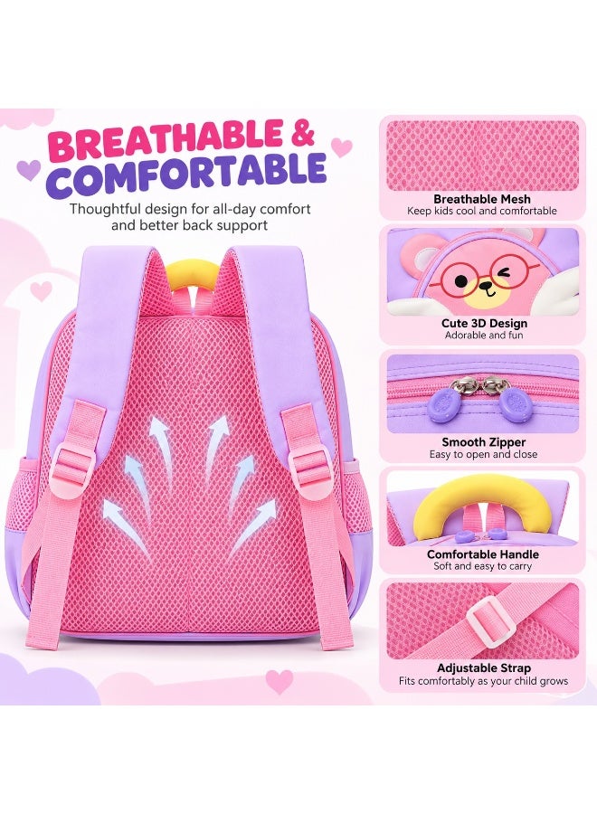 Kidzilla Roomy Waterproof Kids School Bag, 33x25x12cm Backpack, Available in 3 Colour Options (Design A) - Image 3