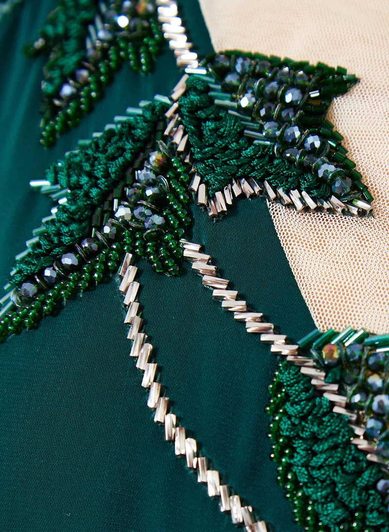 Amri Embroiderd A Line Dress