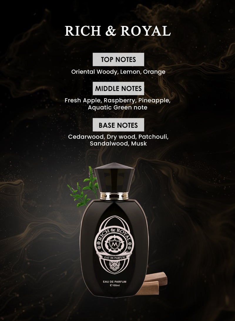 محبوب للعطور عطر ريتش آند رويال من محبوب للعطور 100 مل - Image 2