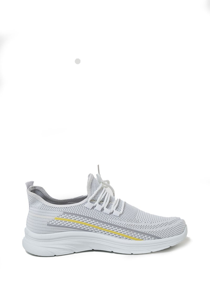 Cobblerz Cobblerz Men's Lace-up Low Top Sneakers WHITE  - Image 3