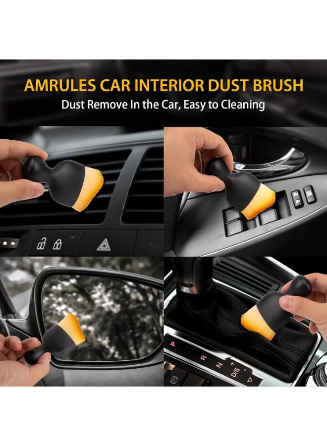2Pcs Car Dash Duster Brush – Soft Bristle Interior Detailing Tool for AC Vents, Dashboard, Trim and Tight Spaces – Scratch-Free Cleaning - Image 4