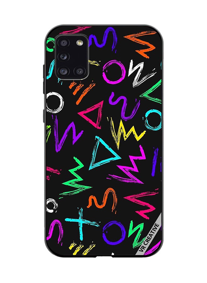 VR CREATIVE Protective Case Cover For Samsung Galaxy A31 Design Multicolour - Image 1