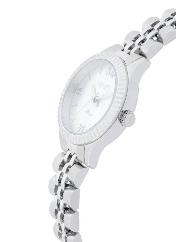 ليو جو ساعة ليو جو تيسيا فضية من الفولاذ المقاوم للصدأ