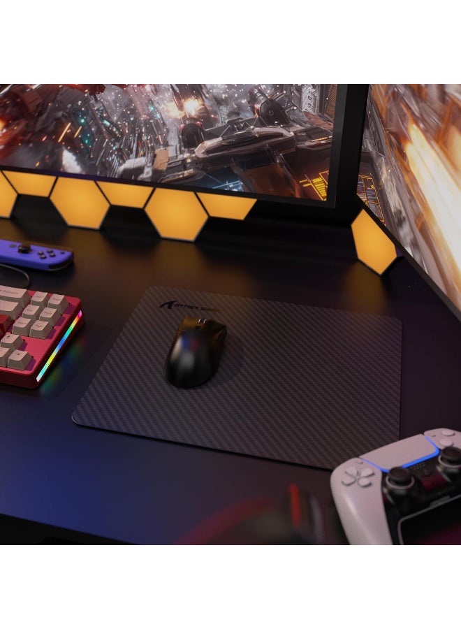 هجوم القرش ATTACK SHARK CM04 Carbon Fiber Gaming Mouse Pad - Black - Image 4