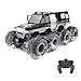 GoolRC Amphibious Remote Control Car 8WD RC Cars 24GHz Remote Control Boat Waterproof Off Road RC Monster Truck All Terrains Electric Armored Vehicle Crawler for Adults Black - Image 3