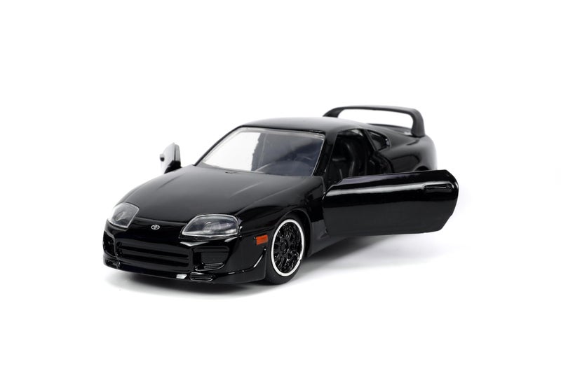 Jada Fast & Furious 1:32 1995 Toyota Supra Die-Cast Car, Toys for Kids and Adults(Black) - Image 2