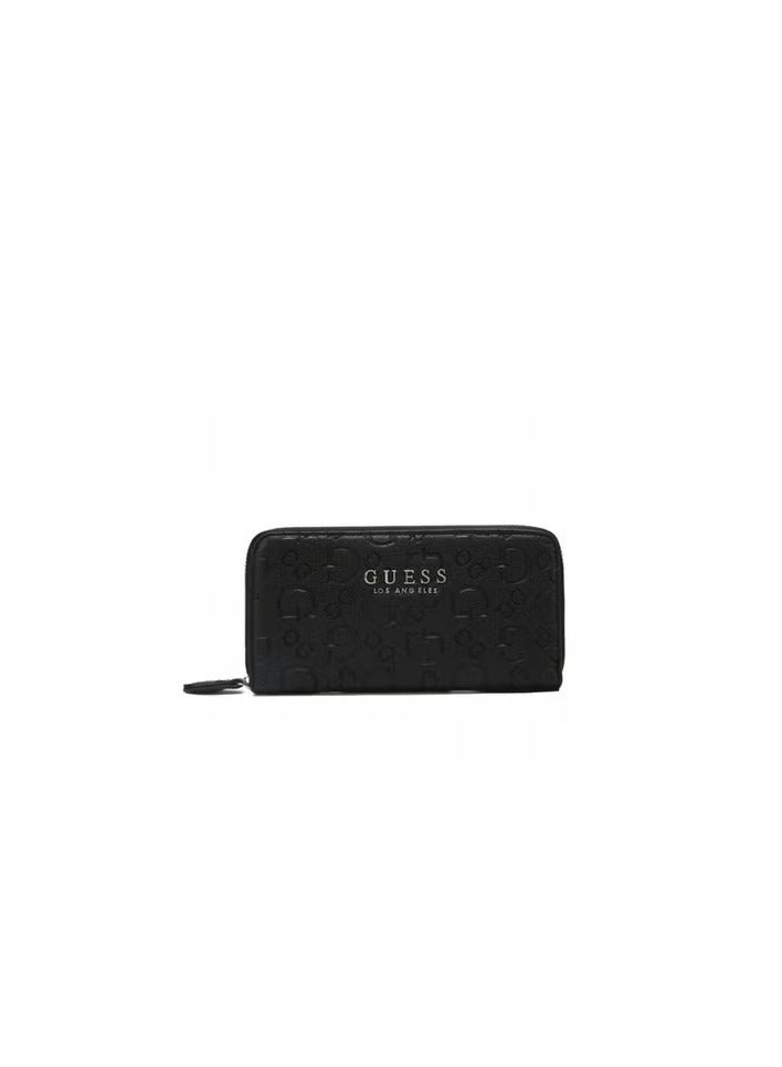 GUESS Laurel rectangular zipper wallet (black) 