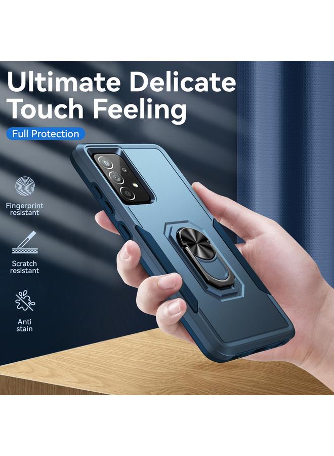 اس-توب جراب لهاتف Samsung Galaxy A52 5G / 4G Pioneer Armor جراب هاتف شديد التحمل من البولي كربونات + حامل TPU - Image 2