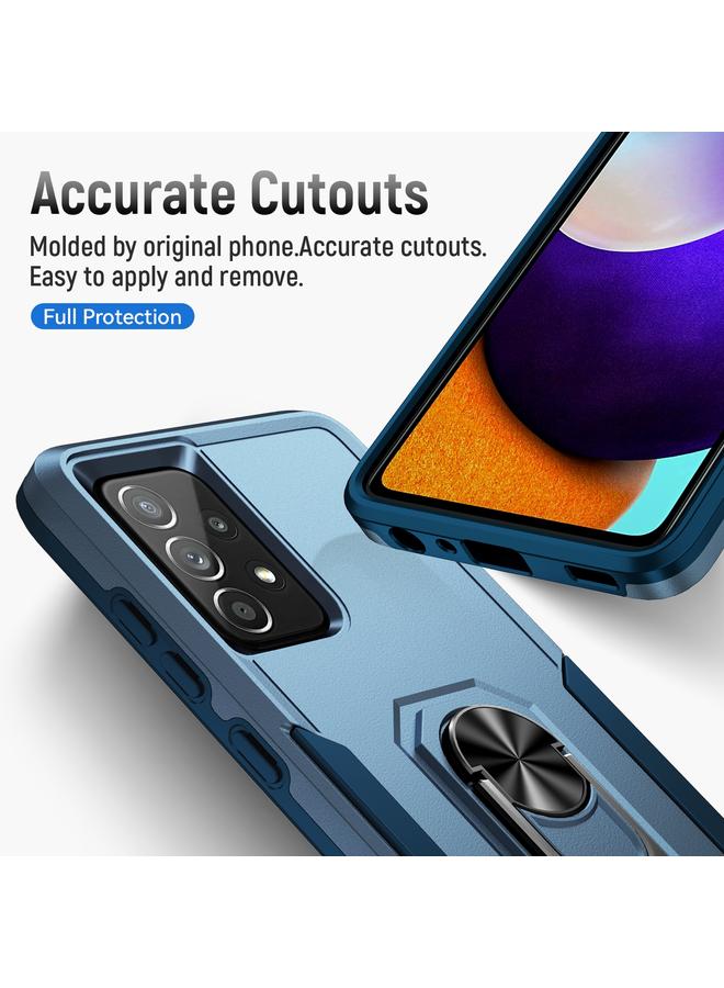 اس-توب جراب لهاتف Samsung Galaxy A52 5G / 4G Pioneer Armor جراب هاتف شديد التحمل من البولي كربونات + حامل TPU - Image 4