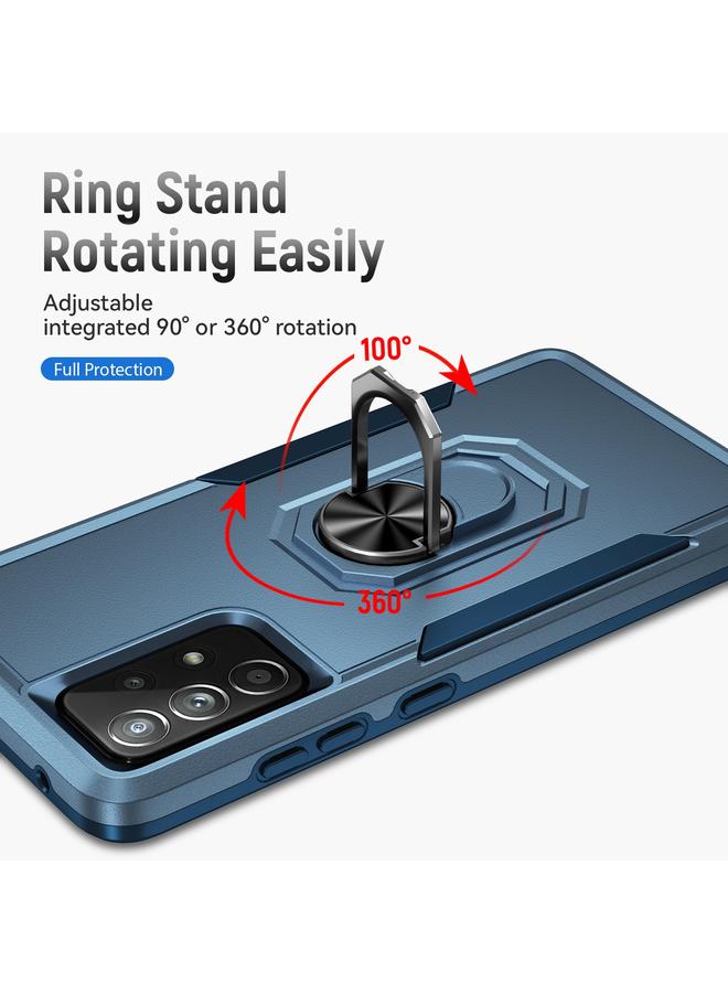 اس-توب جراب لهاتف Samsung Galaxy A52 5G / 4G Pioneer Armor جراب هاتف شديد التحمل من البولي كربونات + حامل TPU - Image 5
