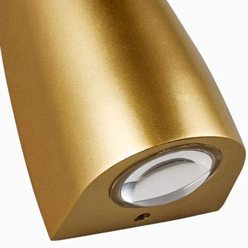 FILLISKA® 6 Watt LED Indoor/Outdoor UP/Down Creative Wall Light, Warm White, IP-65 Rainproof & Shockproof Body. (Gold) - Image 5