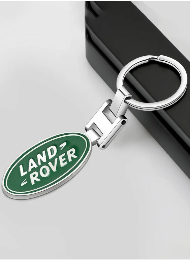 Service Zone Zinc Alloy Metal 3D Logo Keychain For Land Rover  - Image 1
