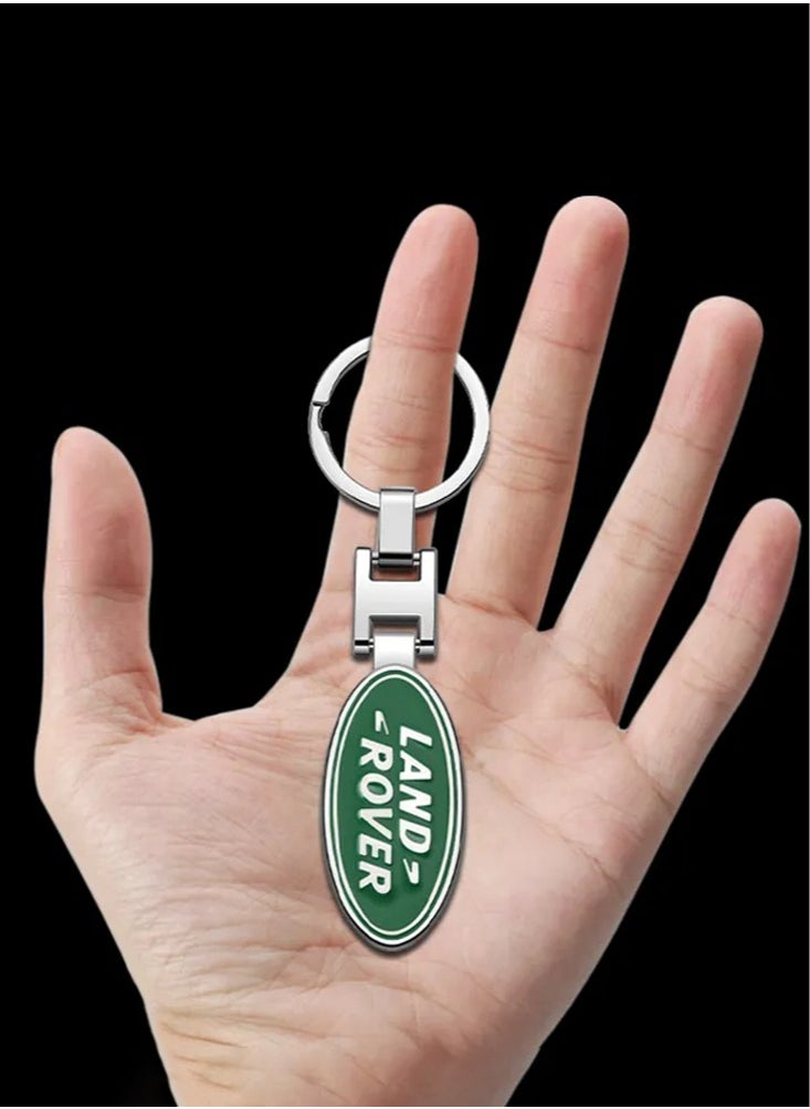 Service Zone Zinc Alloy Metal 3D Logo Keychain For Land Rover  - Image 3