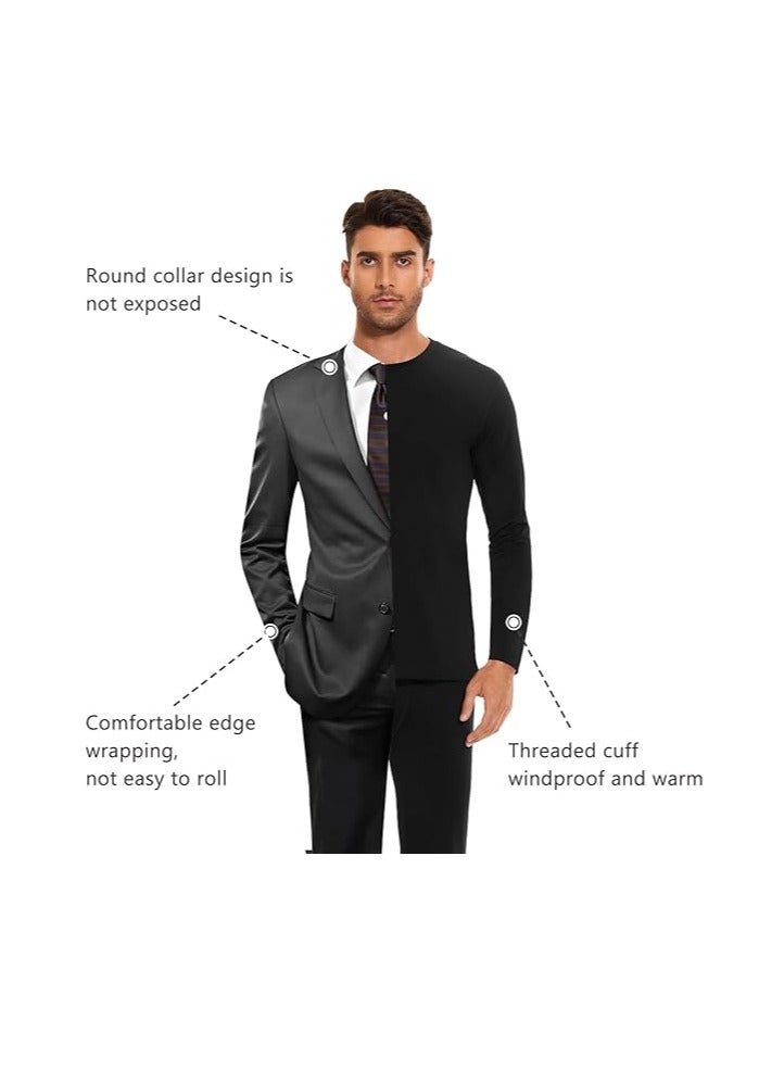 رات سو طقم ملابس داخلية حرارية للرجال، بيجامة حرارية بأكمام طويلة، طقم ملابس داخلية حرارية طويلة للتزلج والتدريب والمشي لمسافات طويلة والرياضات الخارجية - Image 5