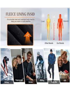 RATSAW Men Thermal Underwear Set Men Thermal Base Layer Long Sleeve pajama Thermal Long Johns Set for Skiing Training Hiking Outdoor Sports  - Image 2