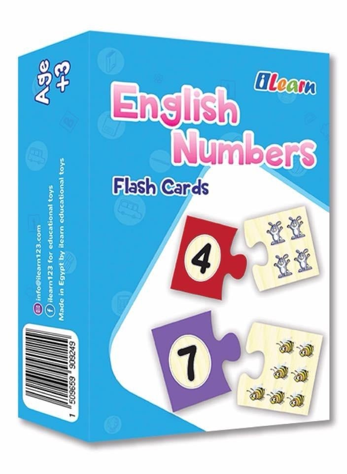 iLearn English Numbers Flash Cards