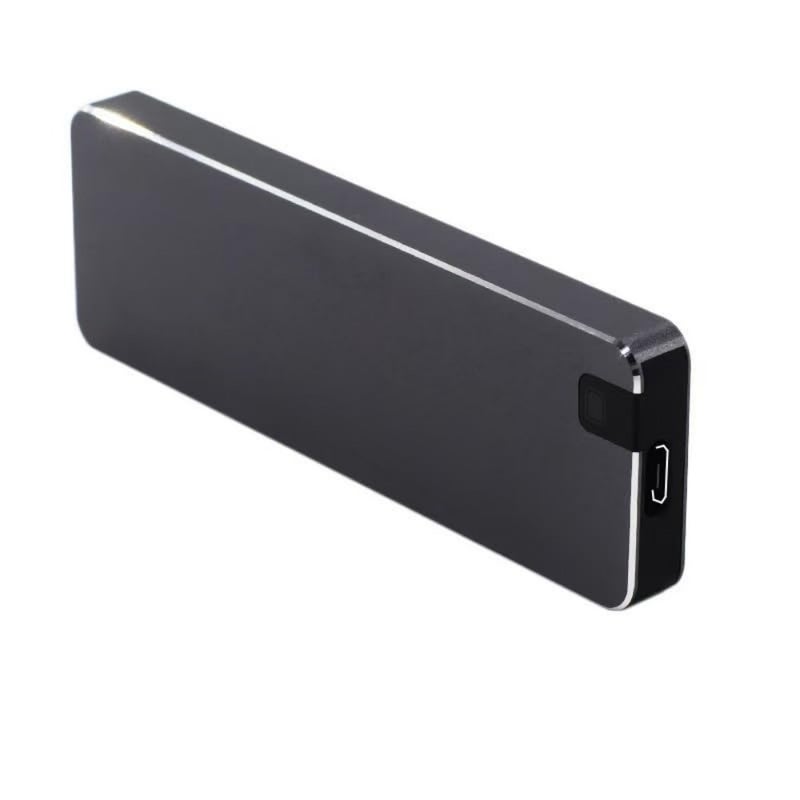 Ultra Slim Portable External SSD for PC Laptop Smartphone Use, Black Plastic Housing, 2TB Capacity, USB 2.0 Interface, 5-Pack - Image 2