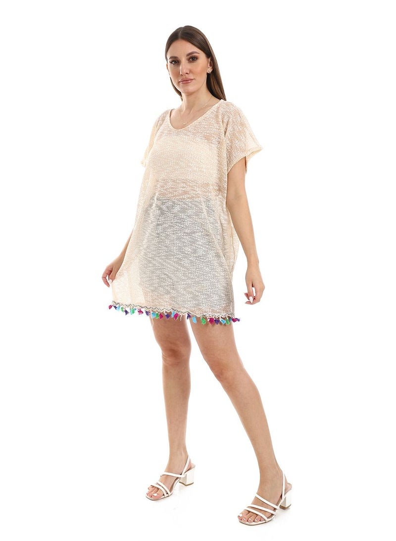 Caesar Womens Shawl Without Sleeves - Image 2