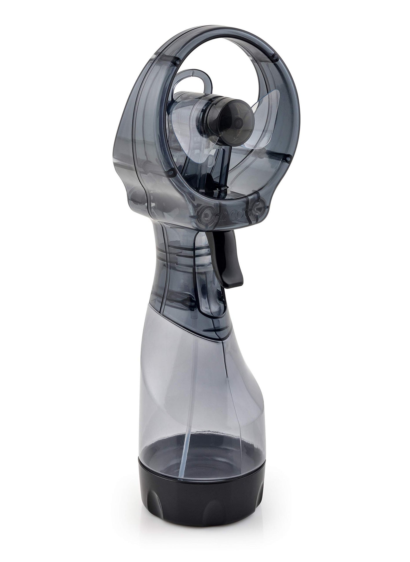 O2COOL O2COOL Deluxe Handheld Battery Powered Water Misting Fan Grey 