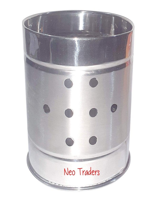 Neo Traders Steel Spoon/Cutlery Pen Holder, Brush Stand - Image 1