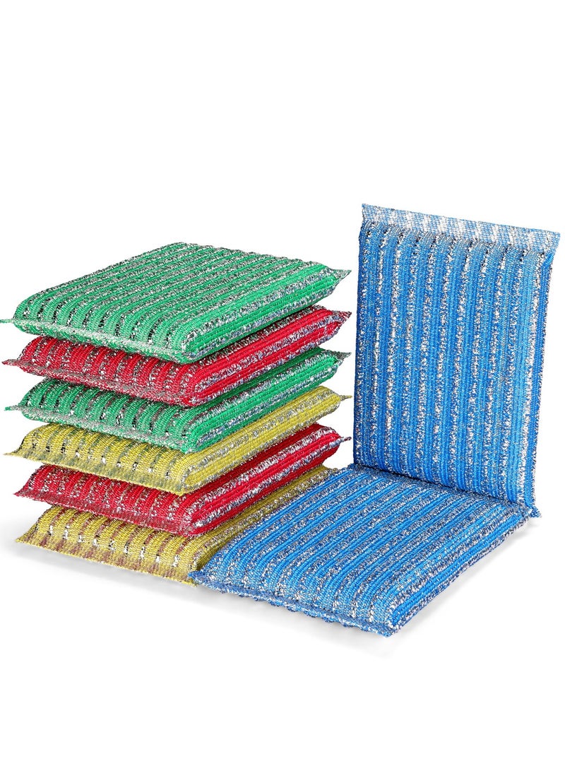 8-Pack Kitchen Scrub Sponges - Versatile Anti-Scratch Sponge with Heavy Duty Cleaning Power - Soft and Fast Cleaning Cleaning Brush for Utensils, Pans, Pans and Hard Stains - Image 1