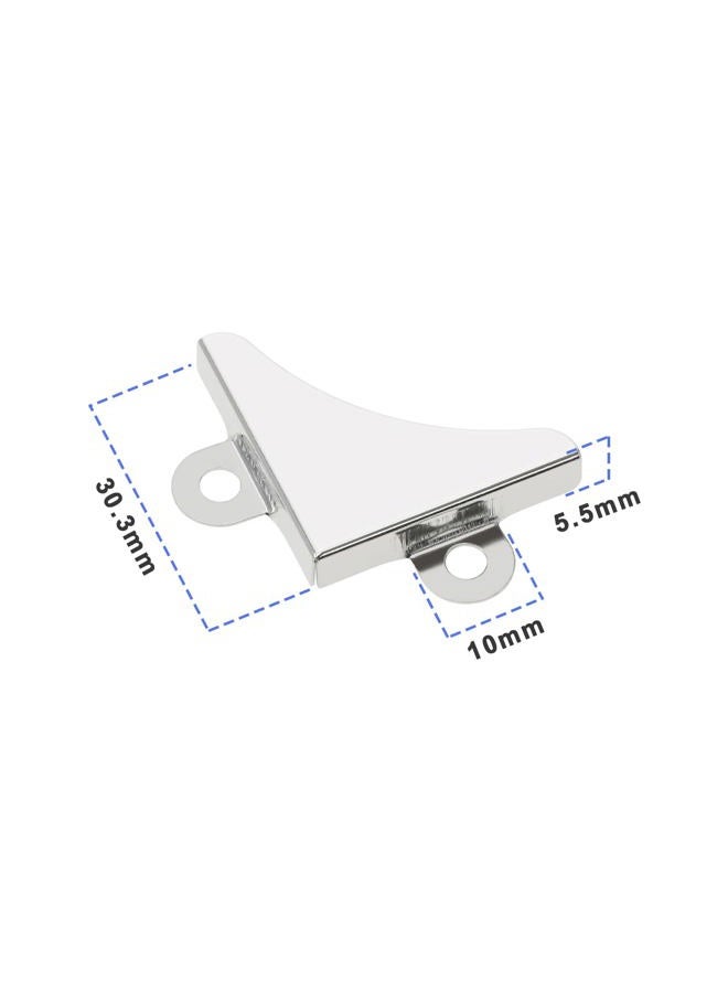 ECSiNG 20Pcs Picture Frame Protection Corners Replacement Mirror Picture Corner Fixing Brackets Metal L Shaped Corner Braces Silver 30.3x5.5mm - Image 3