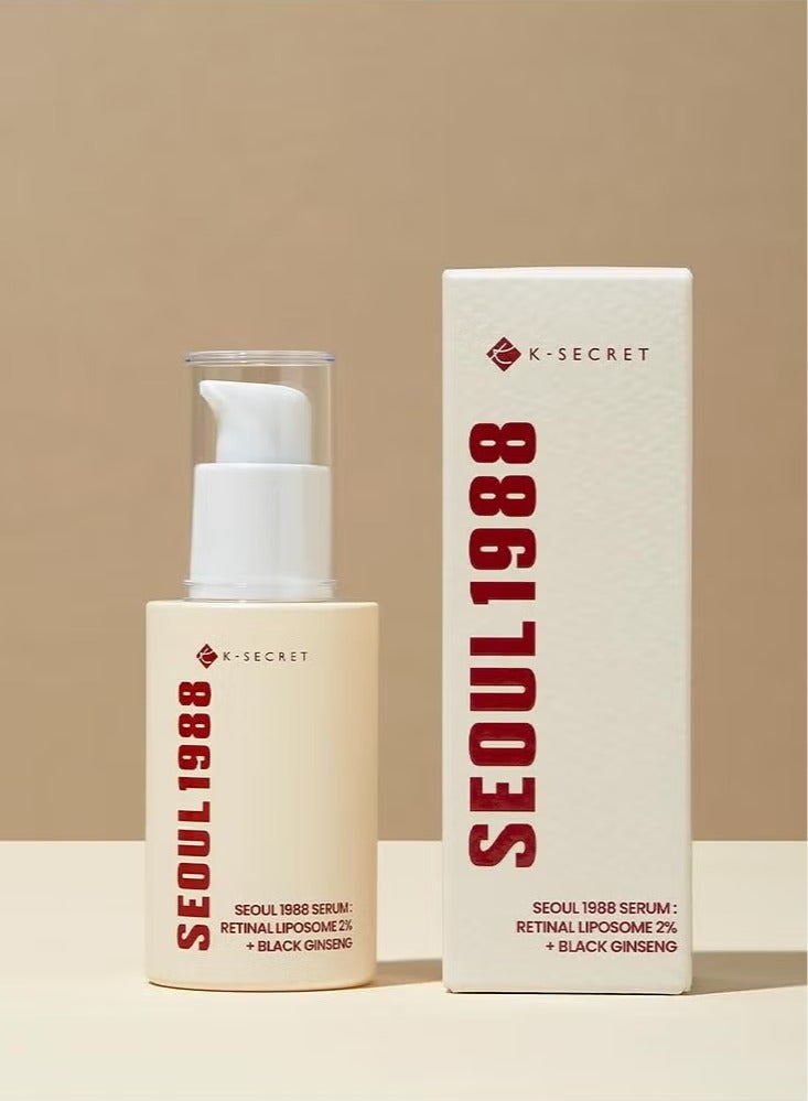 K-SECRET SEOUL 1988 Serum : Retinal Liposome 2% + Black Ginseng 30ml - Image 1