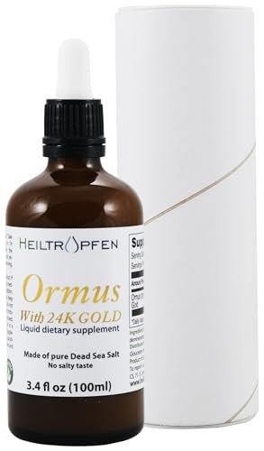 Heiltropfen Ormus with 24K Gold 3.4 Fl Oz - 100 ml | Concentrated Orme | Atomic Minerals | Third-Party Tested | Heiltropfen® - Image 1