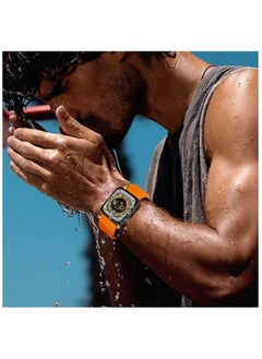 ELTRAZONE Sport New Silicone Band Compatible with Apple Watch Ultra Ocean 42/44/45/49mm Strap for iWatch Series Ultra 8 7 6 5 SE  - Image 5